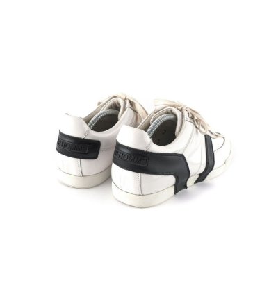 Vintage Dior Homme Hedi Era White Leather Sneakers