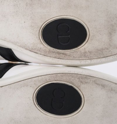 Vintage Dior Homme Hedi Era White Leather Sneakers
