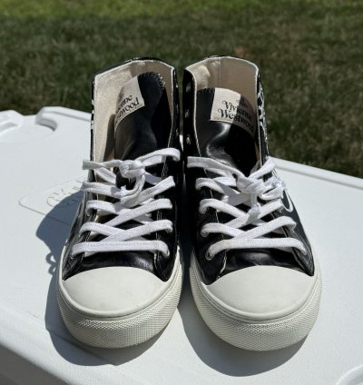 Vivienne Westwood Plimsoll Leather High Top Sneaker