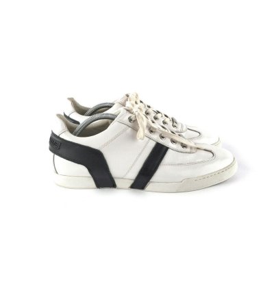 Vintage Dior Homme Hedi Era White Leather Sneakers