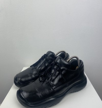 Vintage Prada Aw99 Chunky Derby Leather Shoe Sneakers Vibram