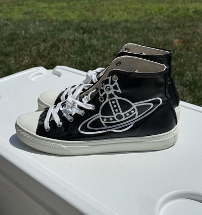 Vivienne Westwood Plimsoll Leather High Top Sneaker