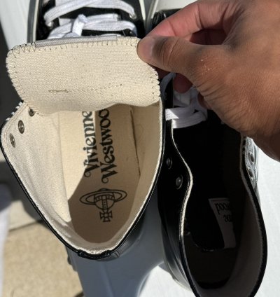 Vivienne Westwood Plimsoll Leather High Top Sneaker