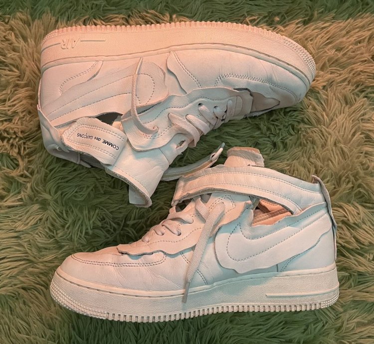 cdg Comme Des Garcons Nike Air Force 1 Mid