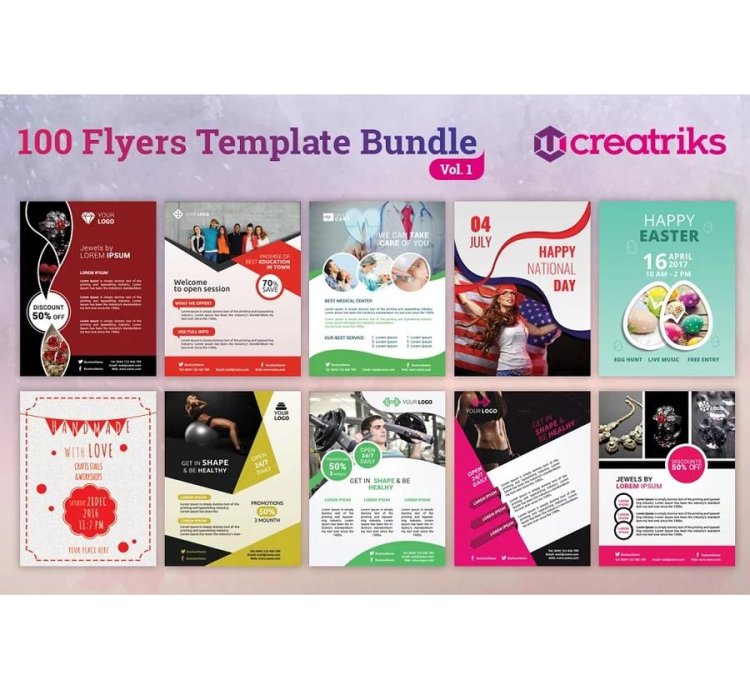 100 Promotional Flyer Templates Eye Catching Editable Designs For Every Business