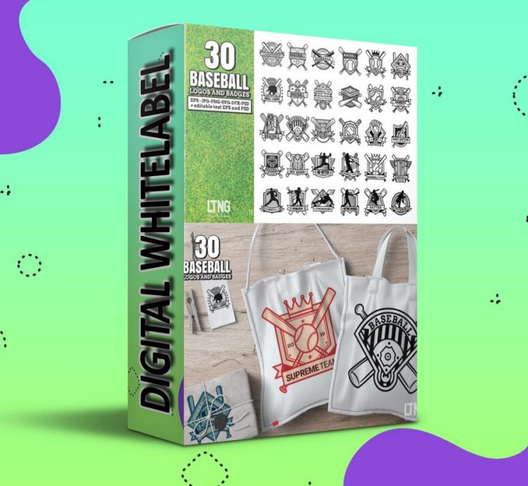 30 Baseball Logo Badge Templates Vintage Modern Sports Emblems