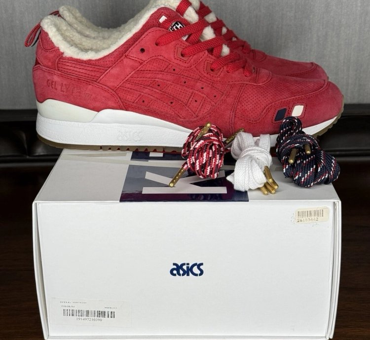 Asics Gel-lyte Iii Kith X Moncler Red
