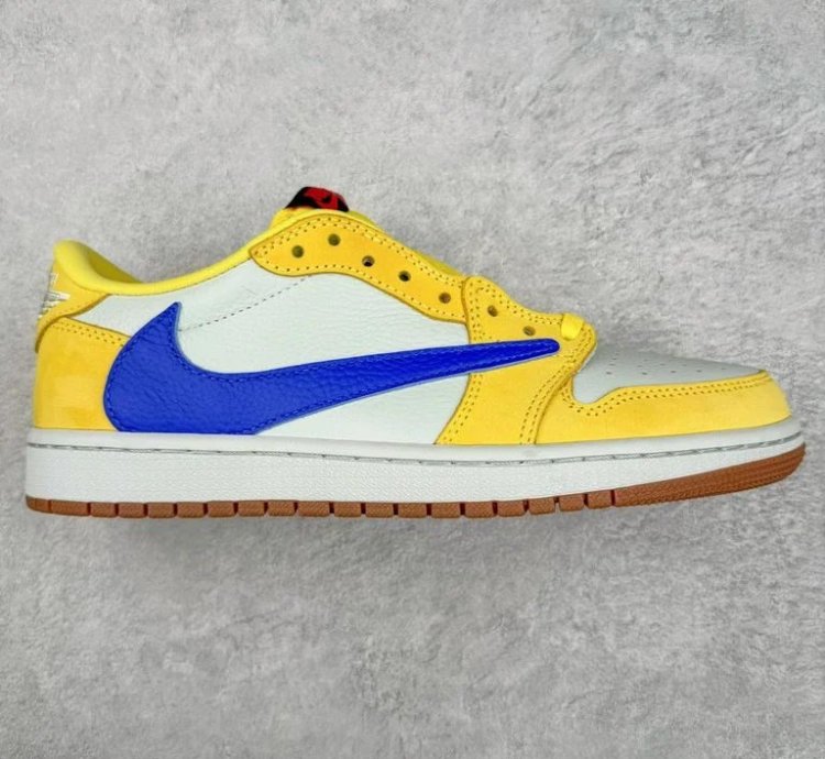 Travis Scott X Air Jordan 1 Low Canary