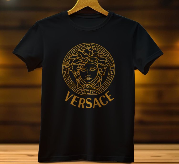 Versace Medussa Gold Logo Mens Tshirt Size Usa