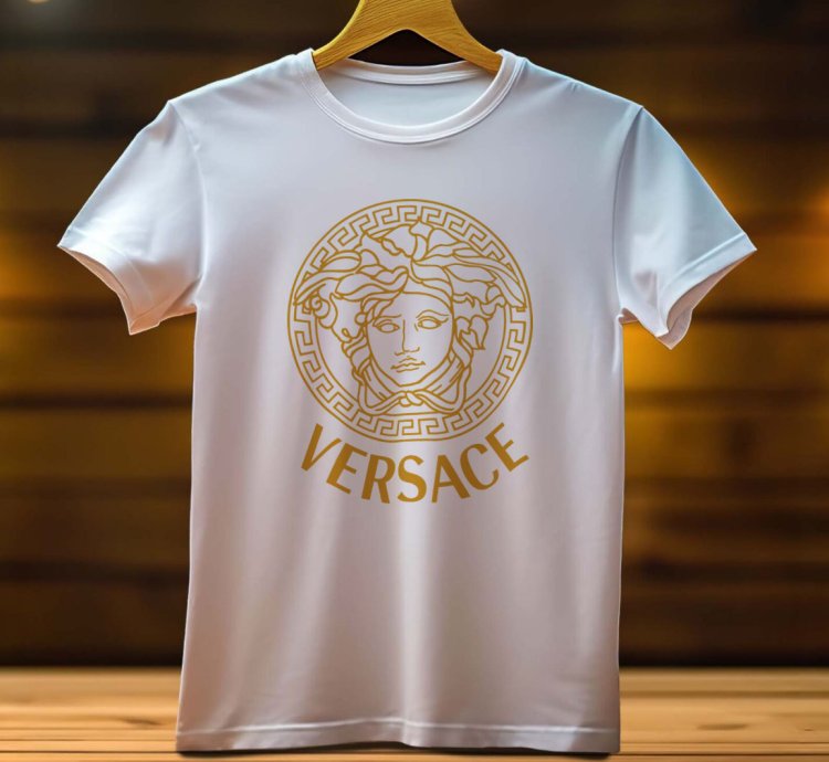 Versace Medussa Gold Logo Mens Tshirt Size Usa
