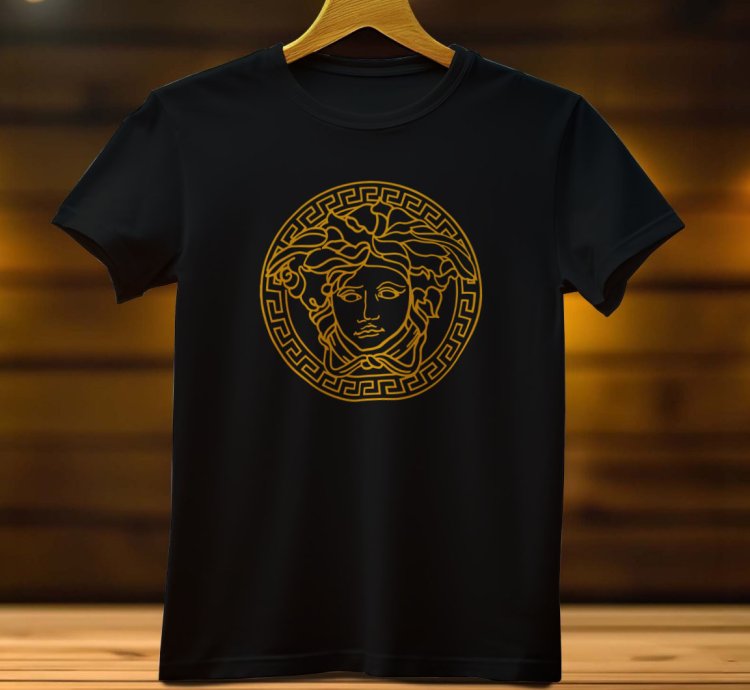 Versace Medussa Gold Logo Mens Tshirt Size Usa
