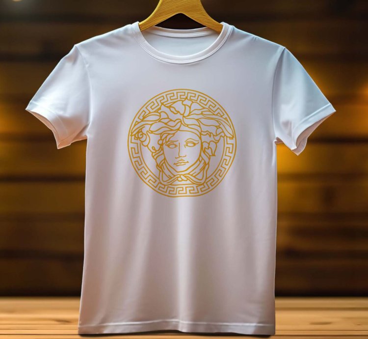 Versace Medussa Gold Logo Mens Tshirt Size Usa