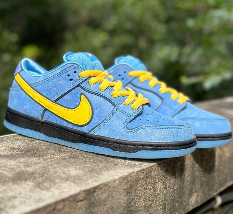 Nike Sb Dunk Low The Powerpuff Girls Bubbles Blue Fz8320-4009