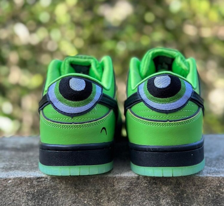 Nike Sb Dunk Low The Powerpuff Girls Green Buttercup Fz8319-3009
