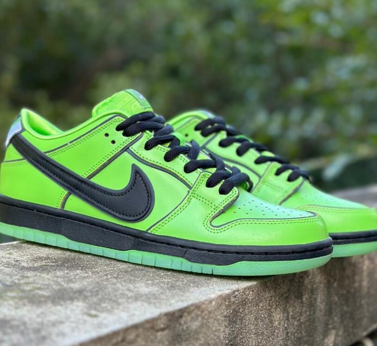 Nike Sb Dunk Low The Powerpuff Girls Green Buttercup Fz8319-3009