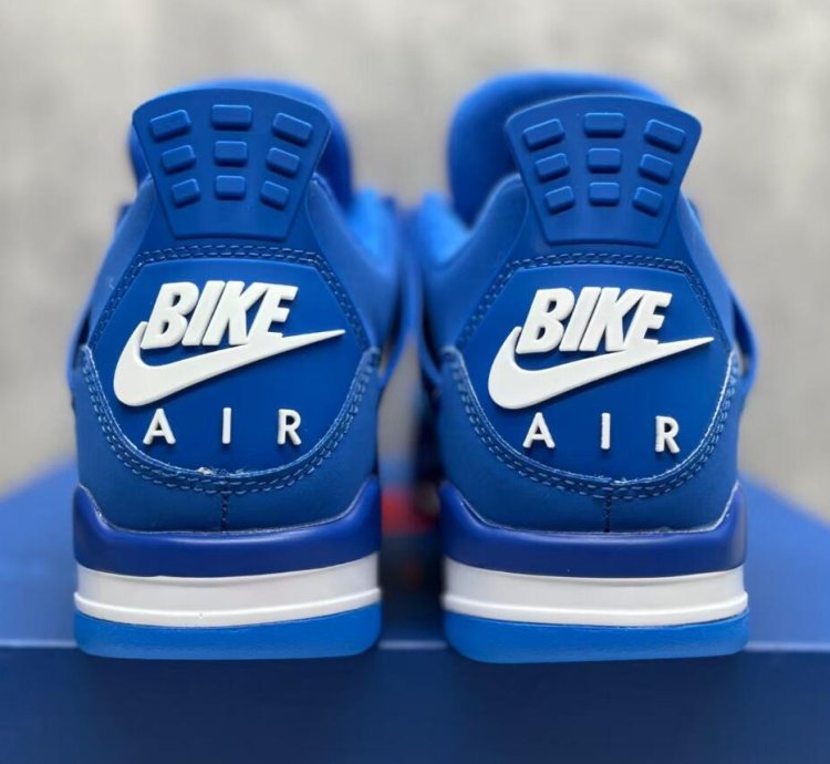 Nigel Sylvester X Jordan 4 Bike Air Blue