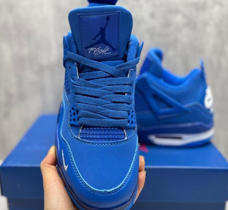 Nigel Sylvester X Jordan 4 Bike Air Blue