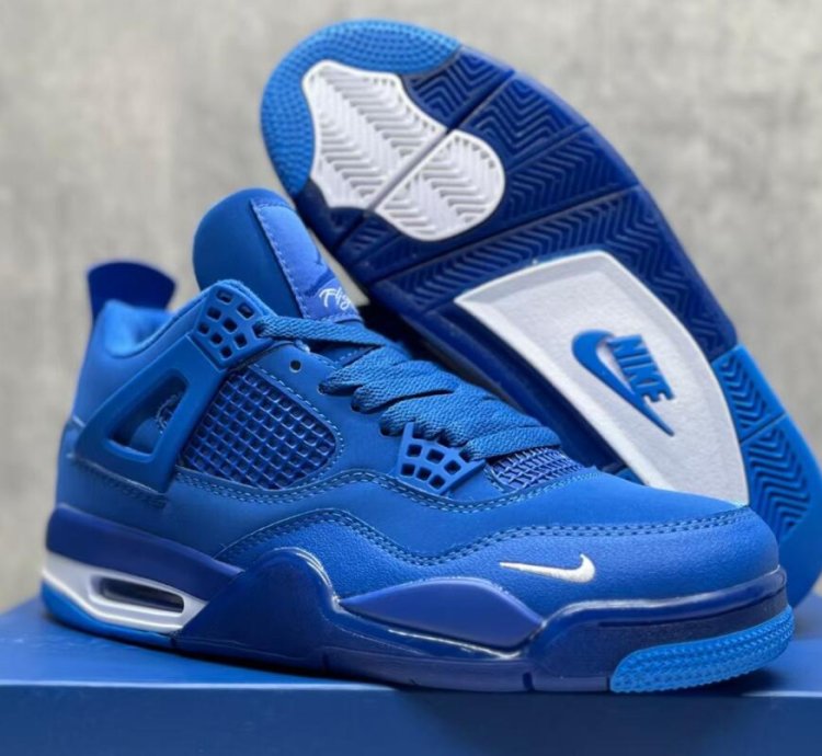 Nigel Sylvester X Jordan 4 Bike Air Blue