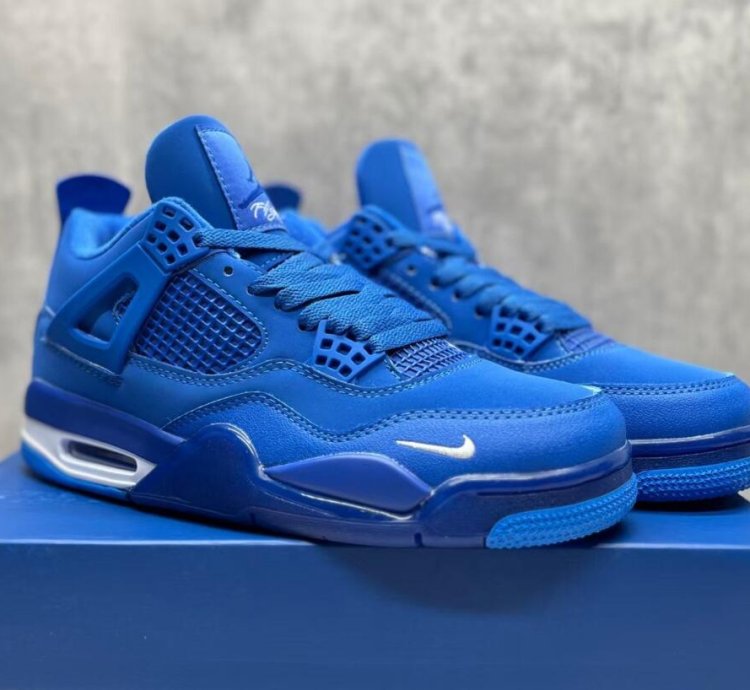 Nigel Sylvester X Jordan 4 Bike Air Blue