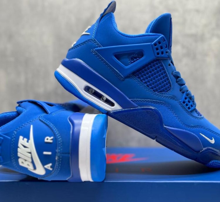 Nigel Sylvester X Jordan 4 Bike Air Blue