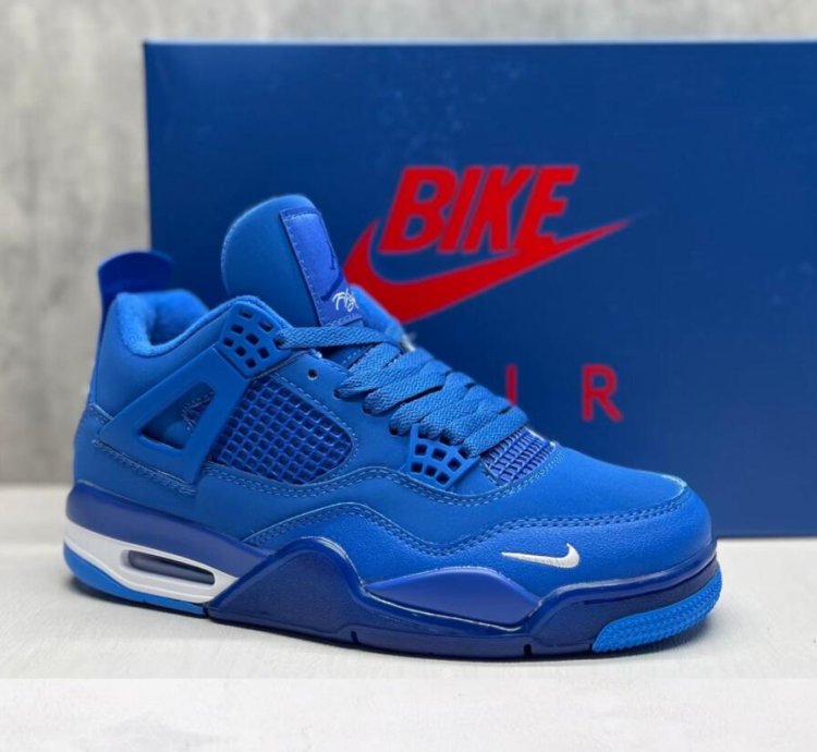 Nigel Sylvester X Jordan 4 Bike Air Blue