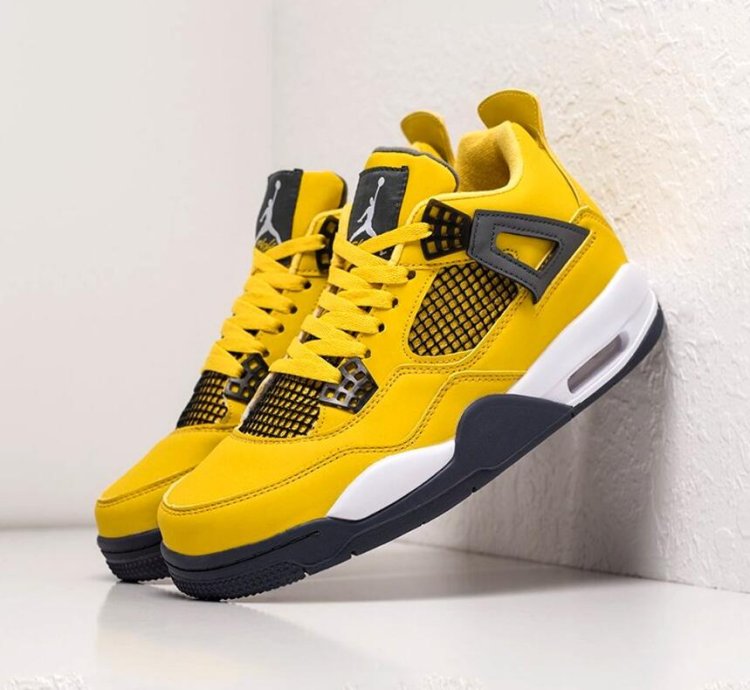 Nike Air Jordan 4 Retro Lightning Ct8527-700 Yellow Thunder