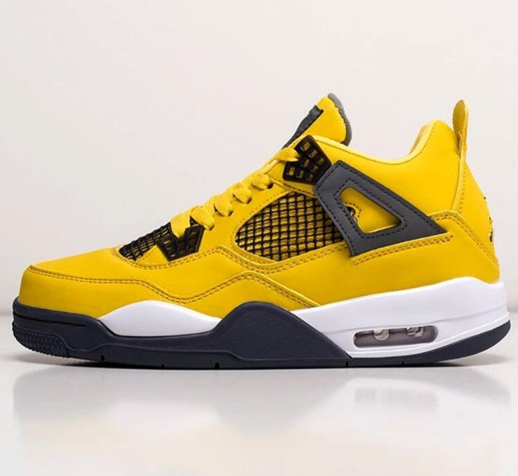 Nike Air Jordan 4 Retro Lightning Ct8527-700 Yellow Thunder