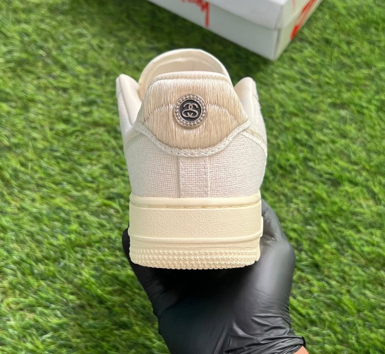 Nike X Stussy Air Force 1 Low Fossil