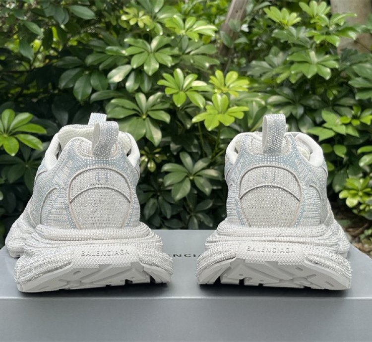 Balenciaga 3xl Sneaker Rhinestones Light Grey