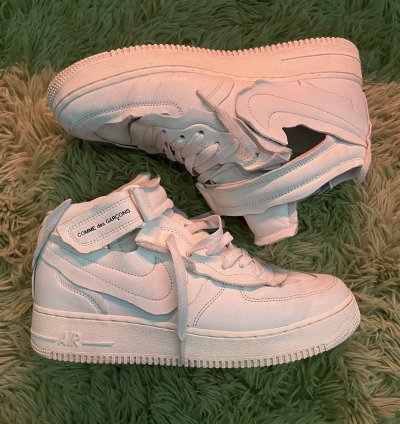 cdg Comme Des Garcons Nike Air Force 1 Mid