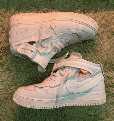 cdg Comme Des Garcons Nike Air Force 1 Mid