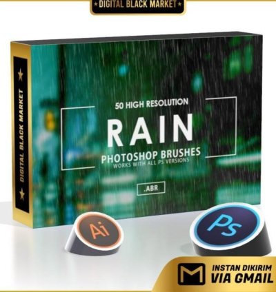 Your New Rain Brush Set Is Ready 50 Premium Photoshop Brushes Inside