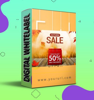 Autumn Banner Bundle Fall Season Templates editable Psd Ai