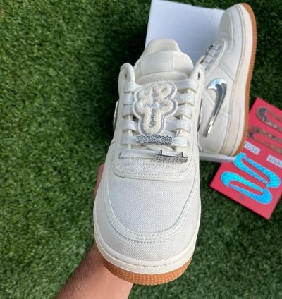 Travis Scott X Air Force 1 Sail