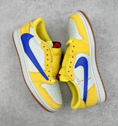 Travis Scott X Air Jordan 1 Low Canary