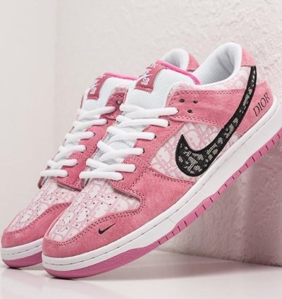 Dior Pink X Nike Sb Dunk Low Pro