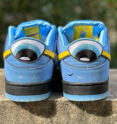 Nike Sb Dunk Low The Powerpuff Girls Bubbles Blue Fz8320-4009
