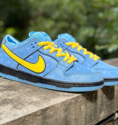 Nike Sb Dunk Low The Powerpuff Girls Bubbles Blue Fz8320-4009
