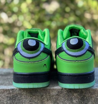 Nike Sb Dunk Low The Powerpuff Girls Green Buttercup Fz8319-3009