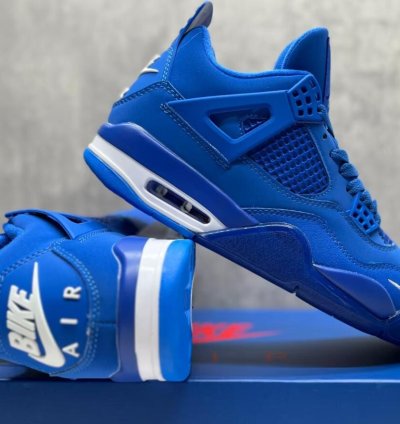 Nigel Sylvester X Jordan 4 Bike Air Blue
