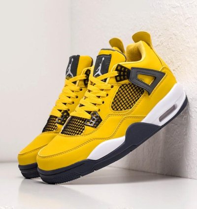 Nike Air Jordan 4 Retro Lightning Ct8527-700 Yellow Thunder
