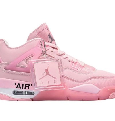 Off White X Air Jordan 4 Pink
