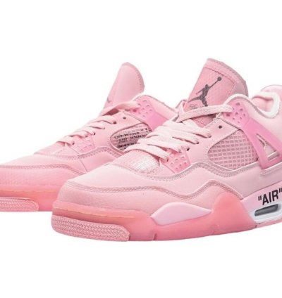 Off White X Air Jordan 4 Pink