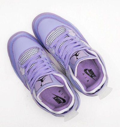 Off-white X Jordan 4 Retro Purple Soft