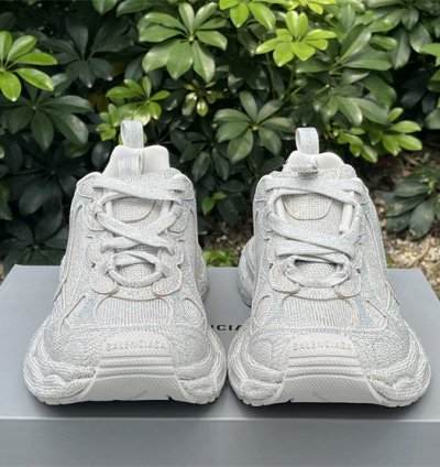 Balenciaga 3xl Sneaker Rhinestones Light Grey