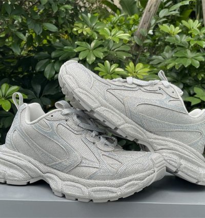 Balenciaga 3xl Sneaker Rhinestones Light Grey