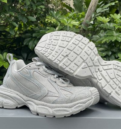 Balenciaga 3xl Sneaker Rhinestones Light Grey