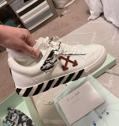 Off-white Vulc Low White Red Arrow