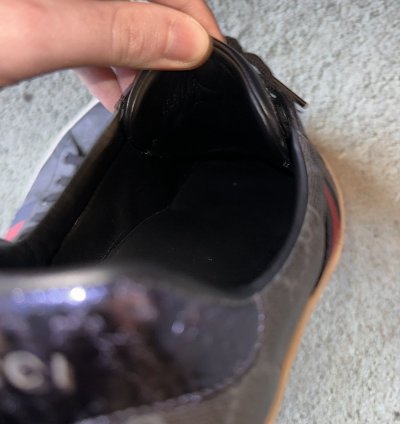 Gg Supreme Black Gucci Ace Sneakers