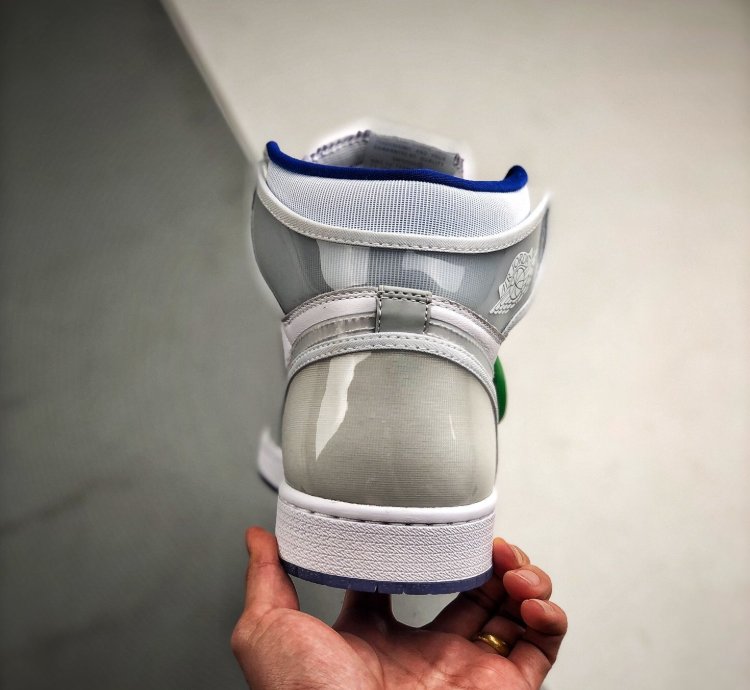 Air Jordan 1 Retro High Zoom White Racer Blue
